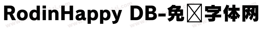 RodinHappy DB字体转换